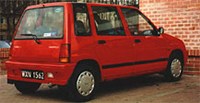 Daewoo Tico вид сзади сбоку