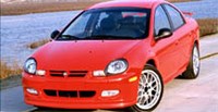 Dodge Neon вид спереди