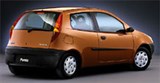 Fiat Punto вид сзади сбоку