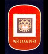 IX зимние олимпийские игры (значок спортсмена) [спорт]