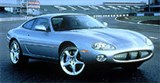 Jaguar XK8 вид спереди сбоку