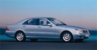 MERCEDES-benz S-class вид сбоку