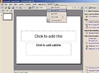 Microsoft PowerPoint 2002 (интерфейс)