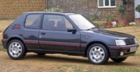 Peugeot 205 GTI (вид справа)