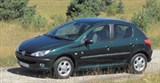 Peugeot 206 вид сбоку спереди