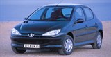 Peugeot 206 вид спереди сбоку