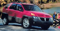 Pontiac Aztek вид спереди сбоку