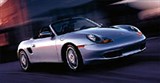 Porsche Boxster вид спереди в движении