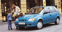 Suzuki Swift вид спереди сбоку
