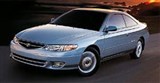 Toyota Camry Solara вид спреди в движении