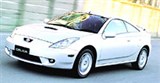 Toyota Celica вид спереди в движении