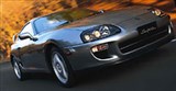 Toyota Supra вид спереди в движении