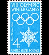 VIII зимние олимпийские игры (марка почты США) [спорт]