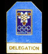 X зимние олимпийские игры (значок делегаций) [спорт]