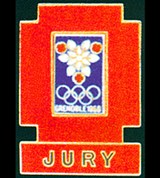 X зимние олимпийские игры (значок жюри) [спорт]