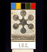 XI зимние олимпийские игры (значок официальных лиц) [спорт]