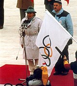 XIV зимние олимпийские игры (клятву произносит Боян Кризай) [спорт]